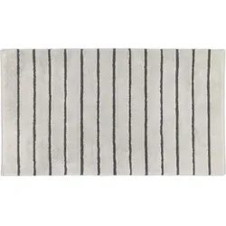 CaWö Badteppich Balance 60 x 100 cm Baumwolle Grau Platin