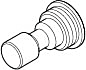Dornbracht Nippel BR-Halter, MEM 09240307390 110x70x10