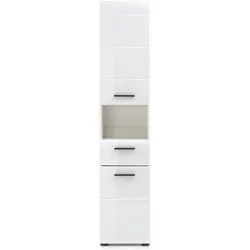 Ebuy24, Badezimmerschrank, Badschrank SkinGloss Bad (30 x 31 x 182 cm)