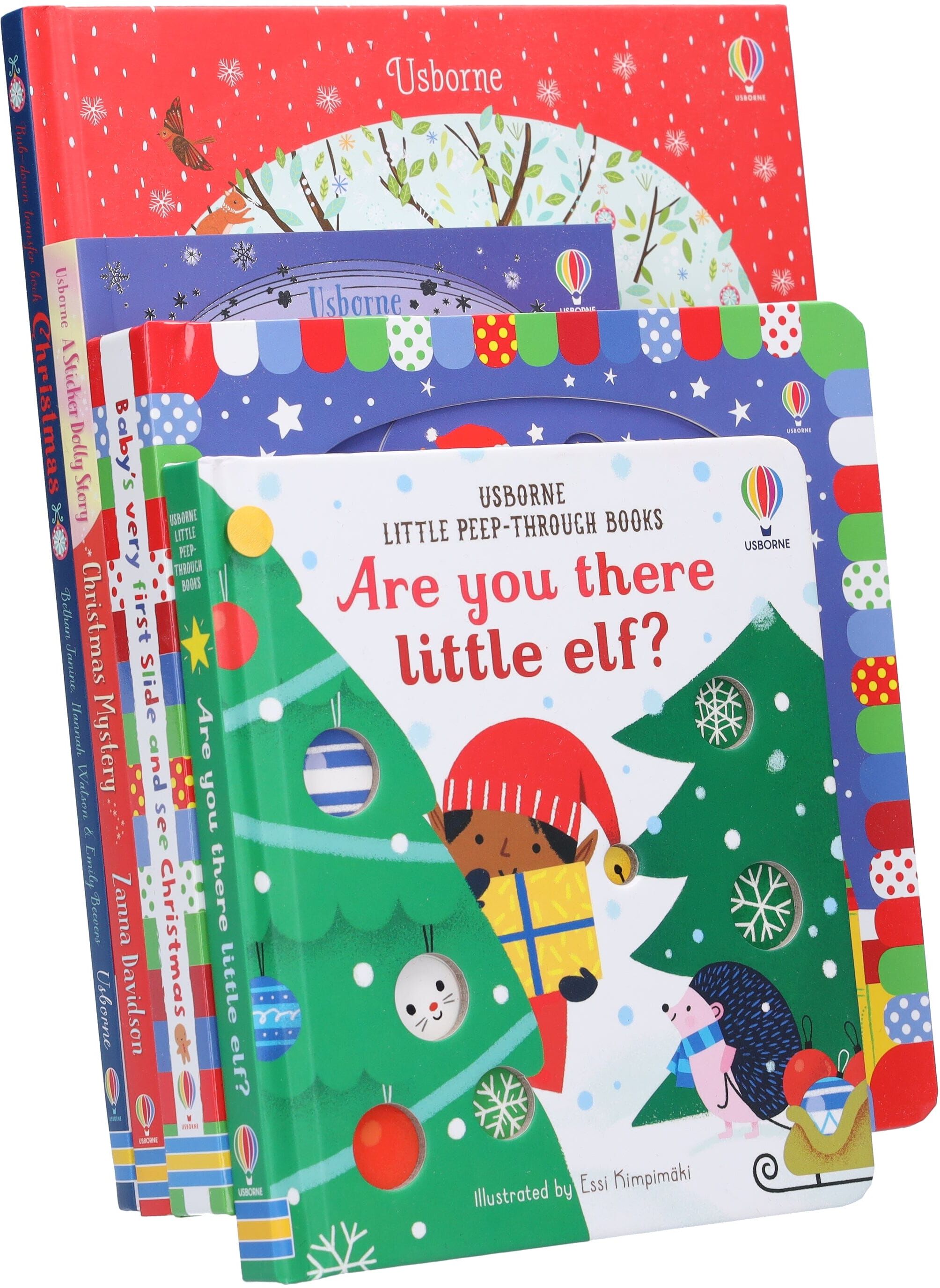 Usborne Christmas Collection by Various Contributors : 4 Books Set - Ages 5+ - Hardback/Paperback Usborne Publishing Ltd