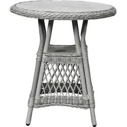 Ebuy24, Gartentisch + Balkontisch, Cafetisch Hvalo (69 x 73 cm)