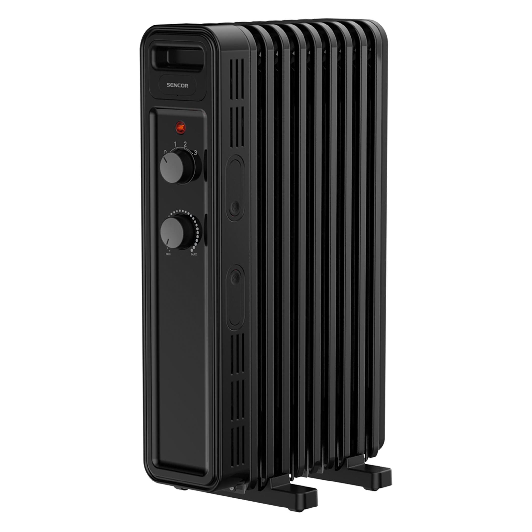 Sencor SOH 3509BK schwarz / Ölradiator / 800-1200-2000W / 3 Stufen (2000 W) (8590669375011)