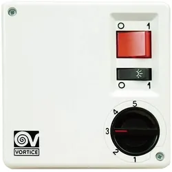 Vortice Wandschalter SCNRL5, Schalter + Taster, Weiss