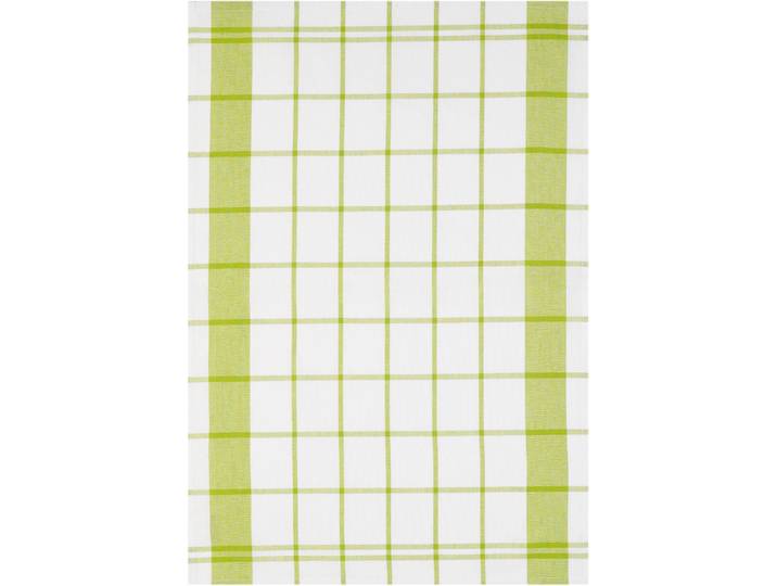 Geschirrtuch STUCO karo , grün (hellgrün, weiß), B:50cm L:70cm, 100% Baumwolle, Geschirrtücher, Geschirrtuch
