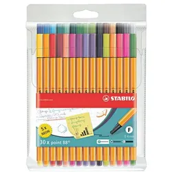 Stabilo 30er-Pack Fineliner »point 88«