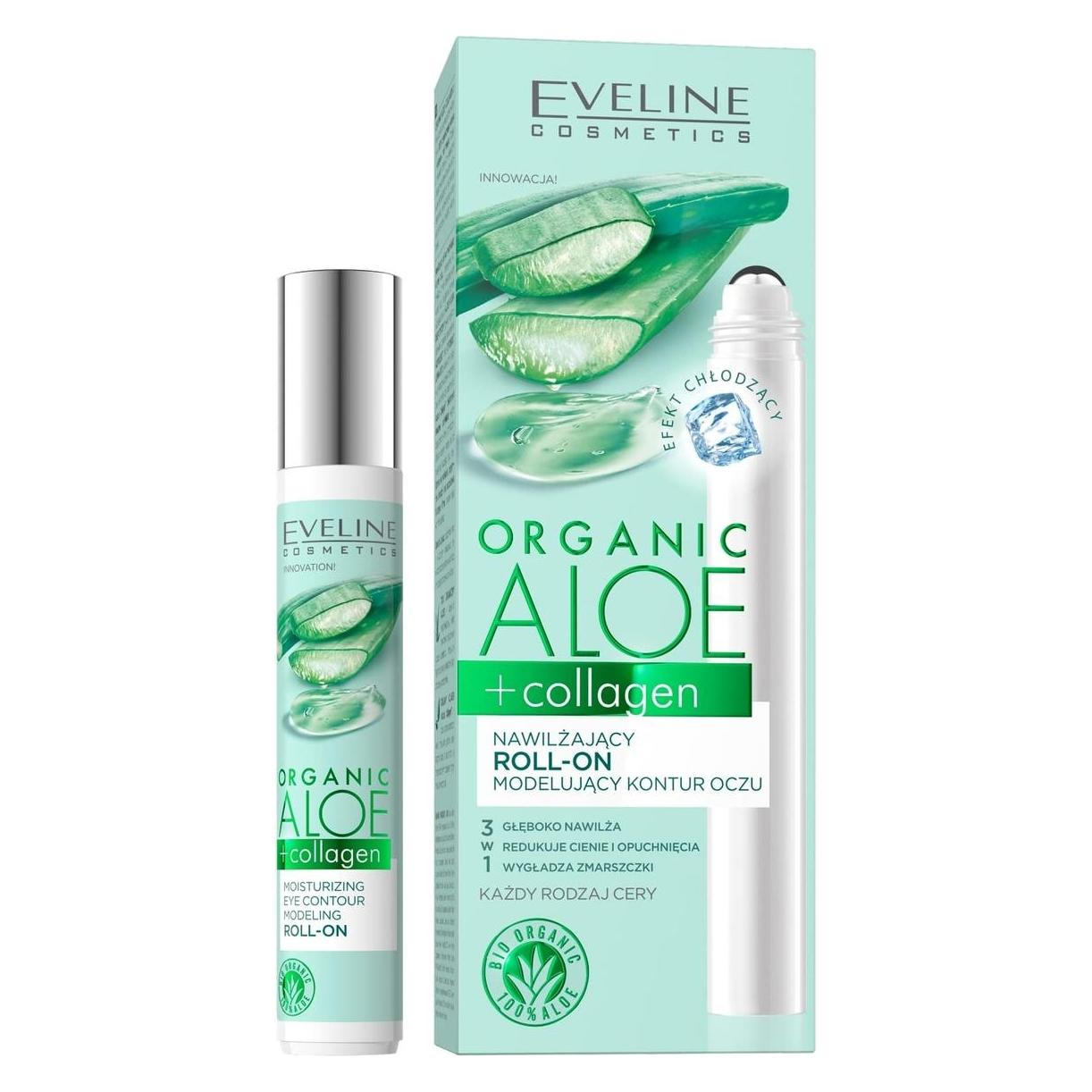 Eveline Organic Aloe (Augenpflege Roll-On, 15 ml, Tag) (5903416027935)