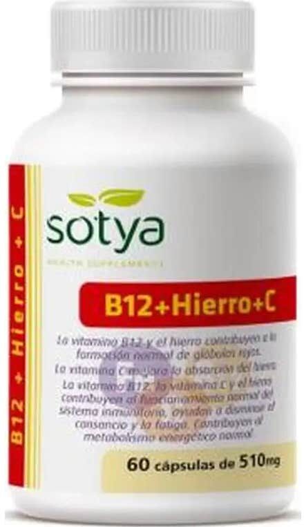 Sotya Vitamina B12 + Hierro + Vitamina C 60 caps