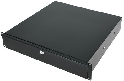 "Flyht Pro Rack Drawer 19"" 2U 45 cm lock noir"
