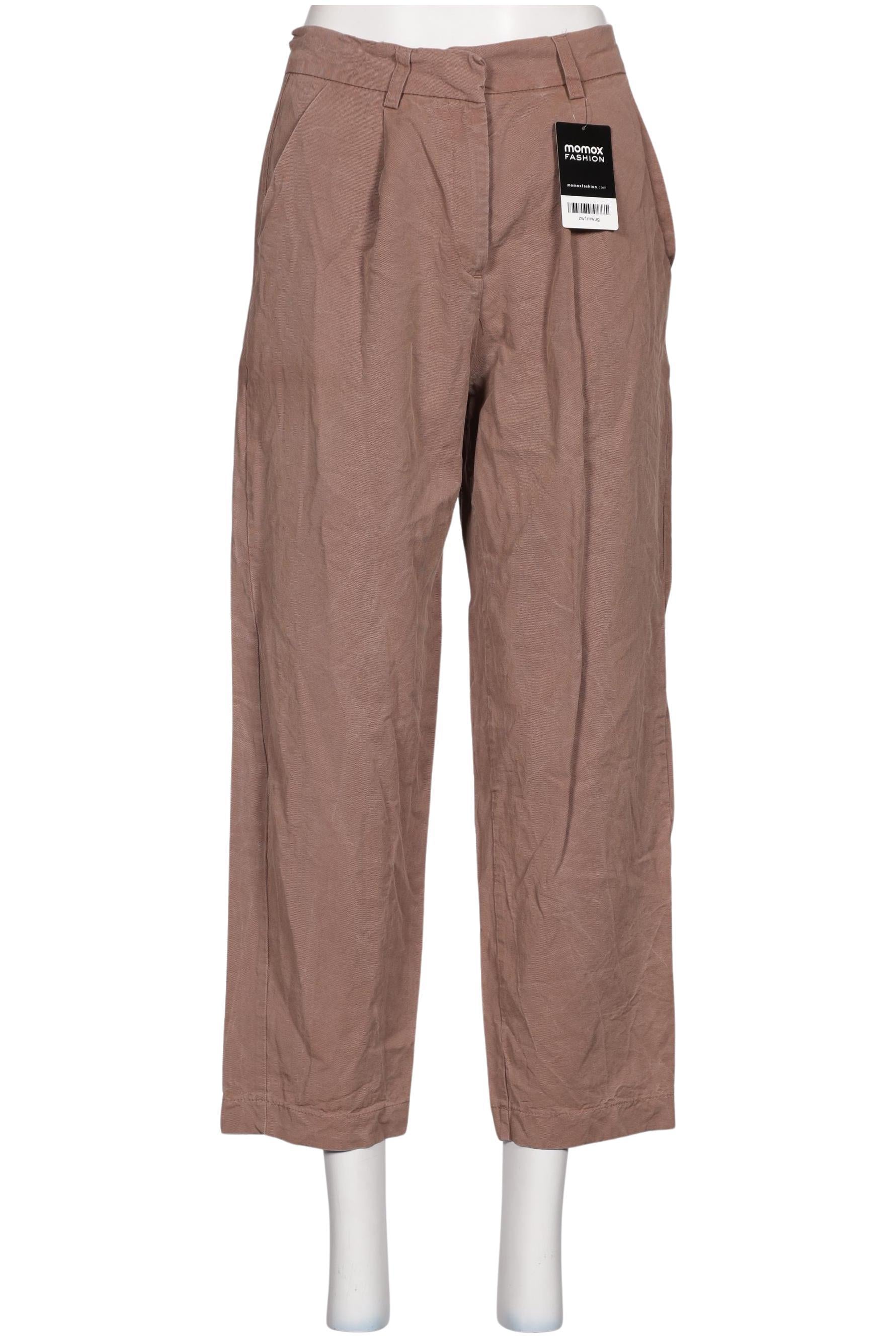 Kauf dich glucklich Damen Stoffhose, Braun, Gr. M, Viskose / Lyocell - Second Hand