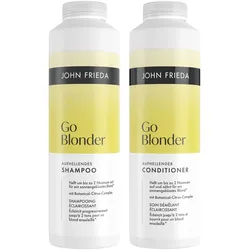 1L JOHN FRIEDA Go Blonder Go Blonder Duo Set (Shampoo 500ml + Conditioner 500ml)