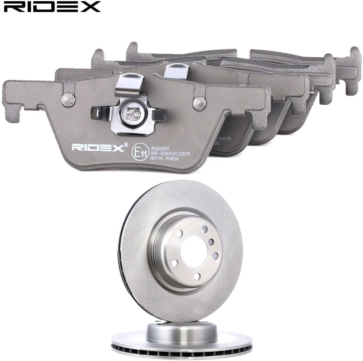 RIDEX 3405B1823 Brake discs and pads set