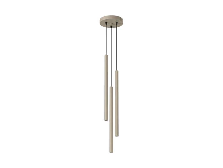 Design Pendellampe „Pastelo“ 3-flammig Taupe Sollux Lighting