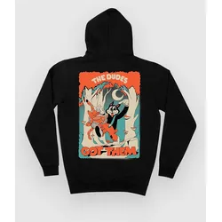 The Dudes Big Bad Wolf Classic Premium Hoodie black Gr. XL