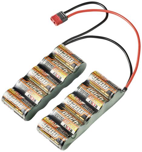 Reely Modellbau-Akkupack (NiMh) 12V 4200 mAh Zellen-Zahl: 10 Side-by-Side T-Stecksystem
