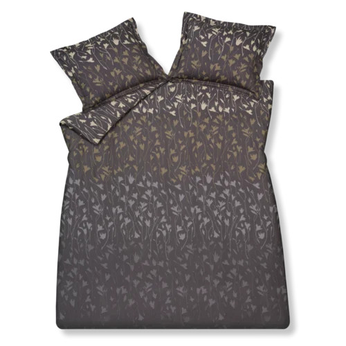 Vandyck Calm Flower Kussensloop Off Black 60 x 70 cm