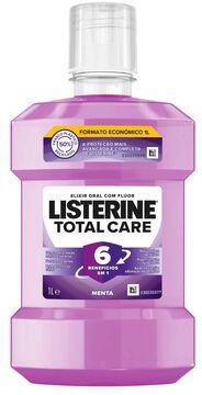 Listerine Elixir Oral com Flúor Total Care 6 em 1 1000 ml