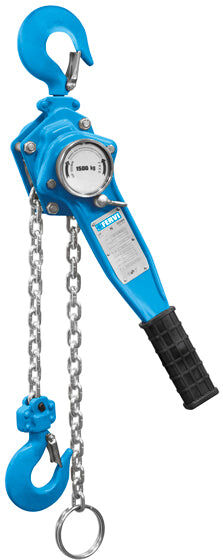 Fervi 0237/15 Paranco a leva 1,5 Ton catena lunga 1,5 metri