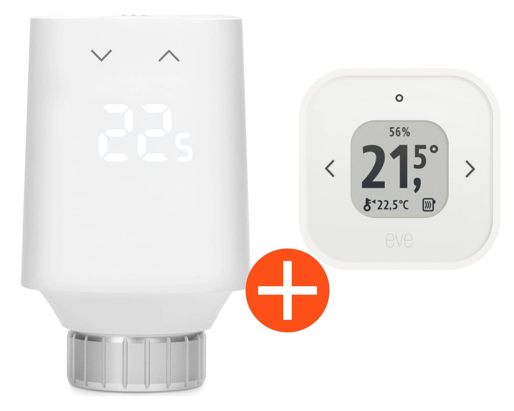 Eve Thermo (5. Gen) Heizkörperthermostat + Eve Thermo Control