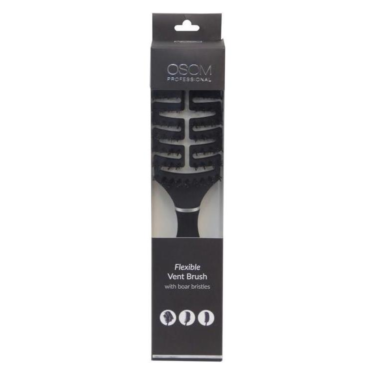 ISO Professional Hair brush, nylon+bristle, with pin OSOM99574 (OSOM99574)