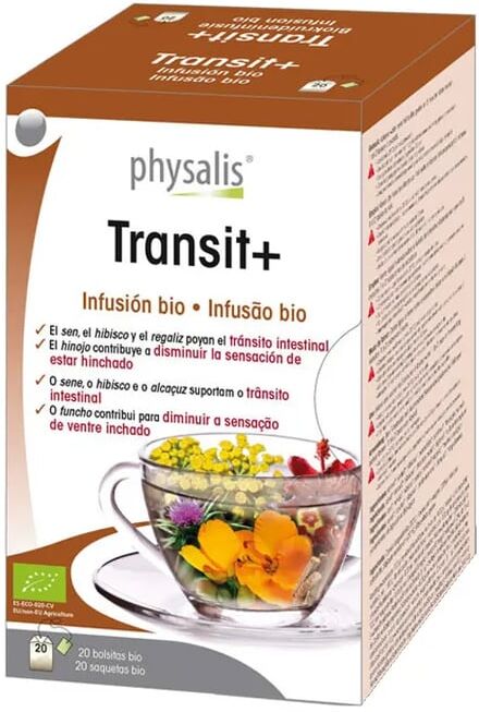 Physalis Transit+ Infusión Bio 20 Uds