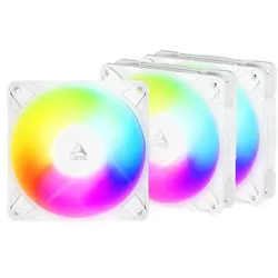 Arctic Lüfter P12 Pro 120mm Reverse A-RGB 3er-Pack weiß