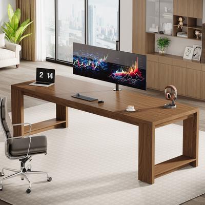 Bluebell 2 Person Desk, 86'' Extra Long Desk, Double Computer Desk Workstation
