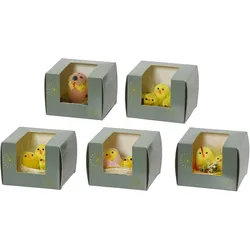 Dekofigur HUHN (DH 5x4 cm) - DH 5x4 cm