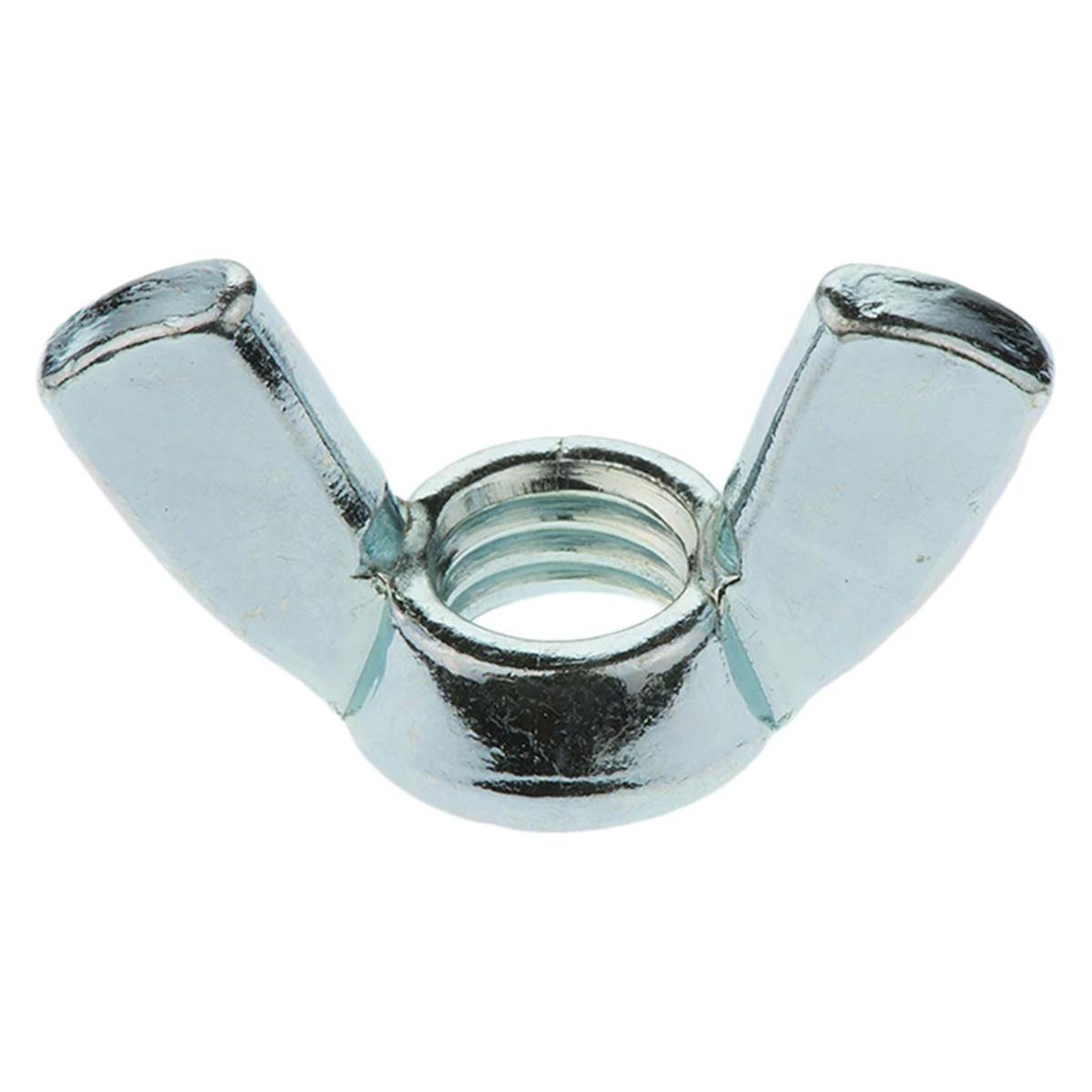 RS PRO Flügelmuttern Stahl M10 (M10) (521894)