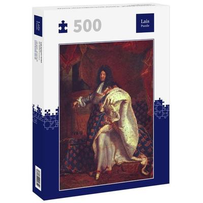 Lais Puzzle Hyacinthe Rigaud - Porträt des französischen Königs Ludwig XIV. 500 Teile