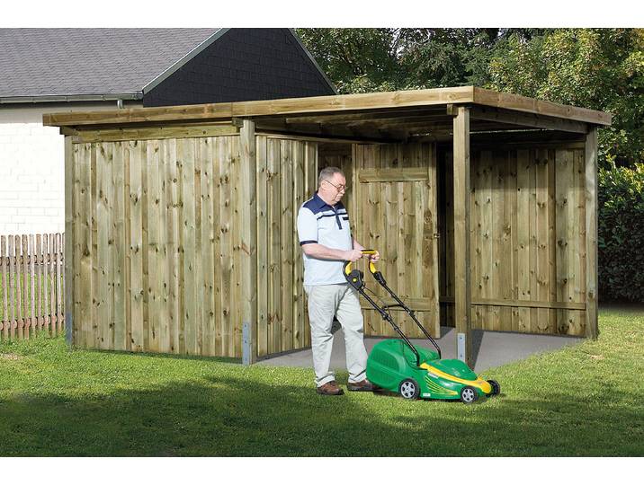 Weka Lagerhaus 607 Variante 1 Holz Natur 2.9 × 3.9 × 2 m