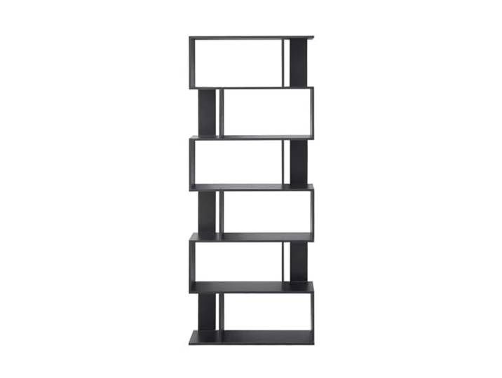 Rebecca Mobili Bücherregal Standregal Modern Holz 6 Ablagen Bücher Wohnzimmer - 190 x 60 x 24 cm (H x B x T) - Art. RE6022