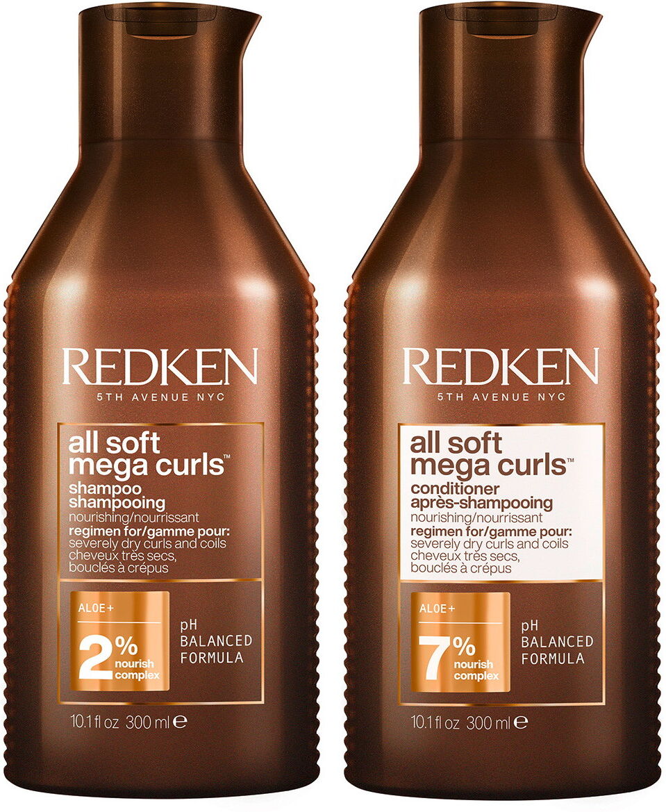 600ml Redken all soft mega curls Set (Shampoo 300ml + Conditioner 300ml)