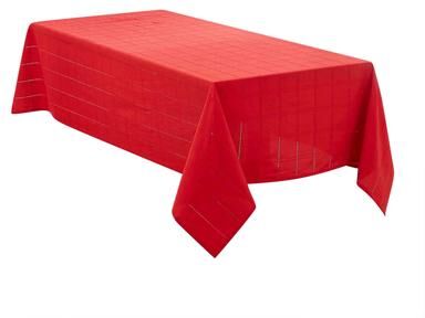 "Izod Chadwick Red 52"" x 70"" Tablecloth"