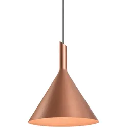 Wever & Ducré Design-Pendelleuchte SHIEK 3.0, Ø 25.2cm, E27 max. 20W, ohne Baldachin (Kabel offen), kupfer WEV-2343E0P0