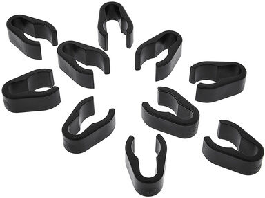 K&M Cable Holder 20mm 10x Schwarz
