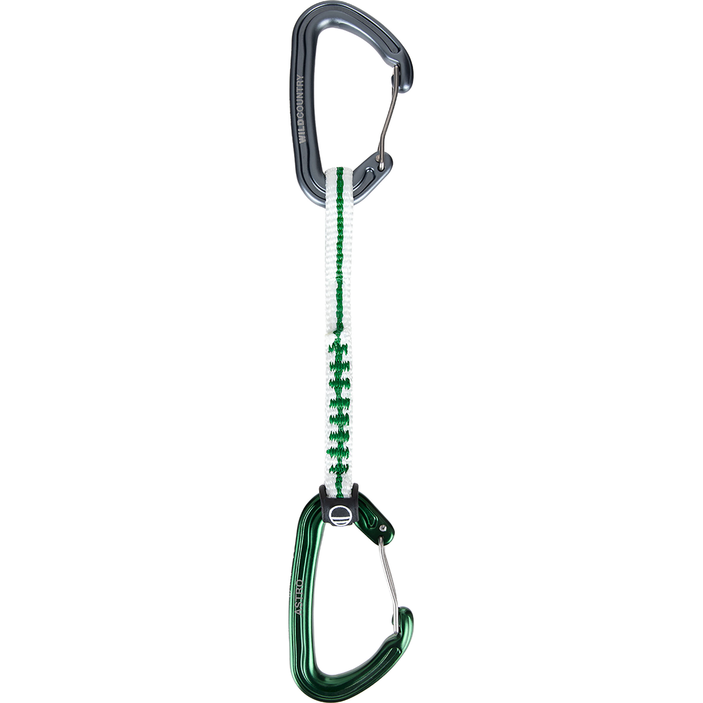 Wild Country Astro Quickdraw Express Set Express-Sets gruen Größe 15CM Sportklettern