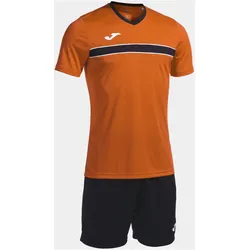 JOMA Victory Trikot + Shorts Set 881 - orange/schwarz M