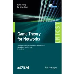 Game Theory for Networks, Fachbücher von Fang Fang, Fu Shu