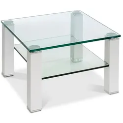 Arteca Couchtisch Modul A 70x70cm Glas Weiß