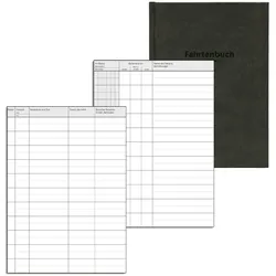 AVERY Zweckform Fahrtenbuch, Pkw mit Jahresabrechnung Formularbuch 223D - 1 x 48 Blatt