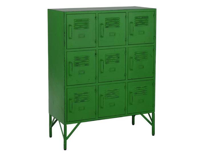 Commode 9 Portes en Métal  Pulgar  113cm Vert