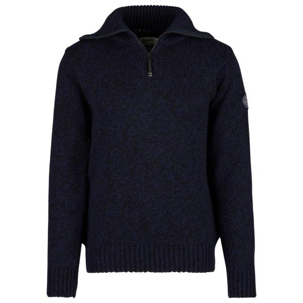Devold - Nansen Sweater Zip Neck - Merinopullover Gr L blau