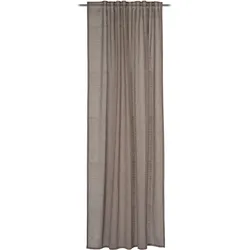 Fertigvorhang DUNNY taupe (BH 140x245 cm) - braun - BH 140x245 cm