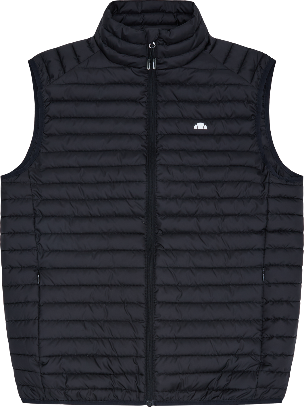 Steppweste ELLESSE, Herren, Gr. S, schwarz, Obermaterial: 100% Polyester, Westen Steppweste, Steppweste aus Polyester schwarz S