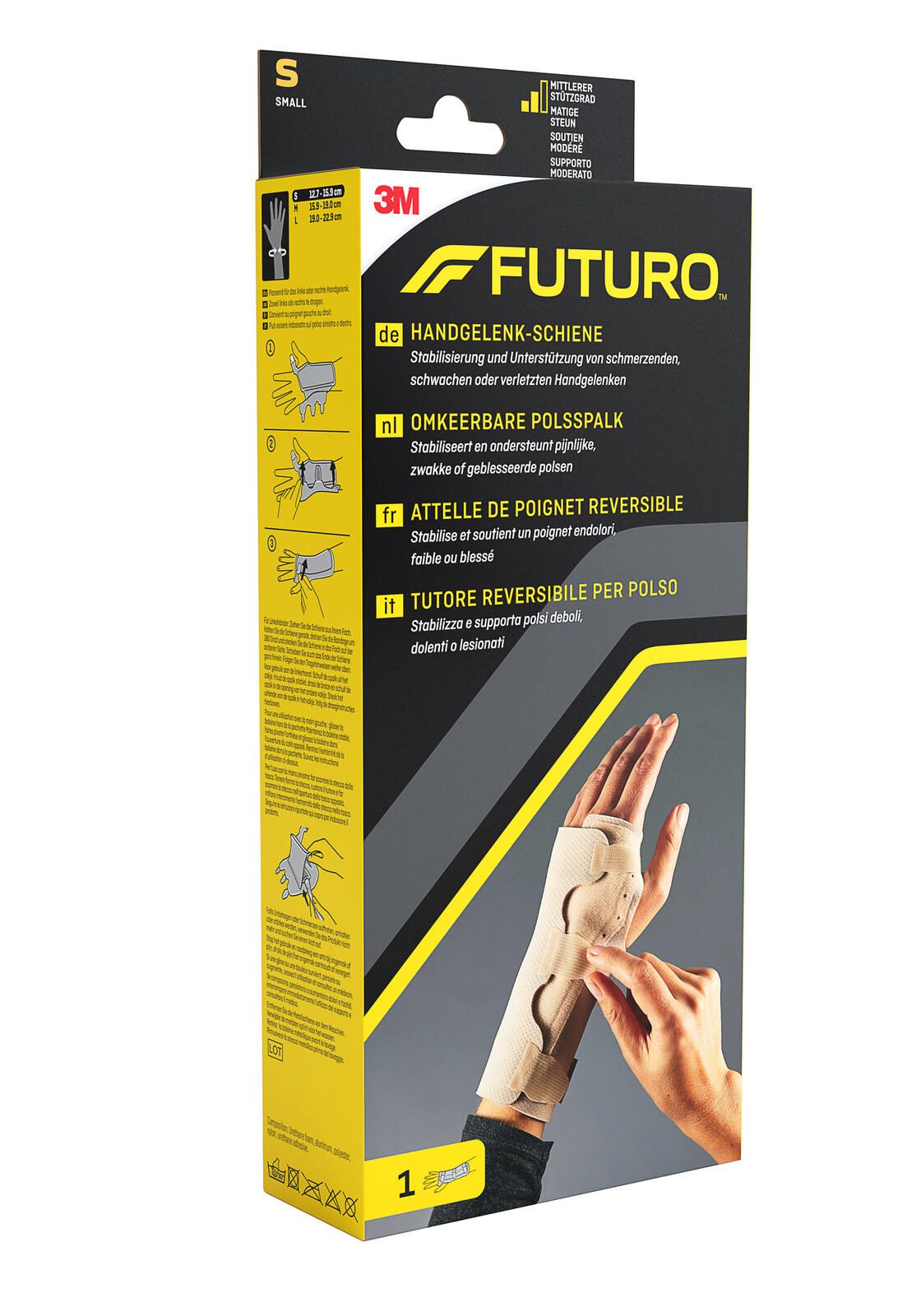 FUTURO® Handgelenkschiene Größe: S (Länge: 12,7-15,9 cm) beige 47853DABI