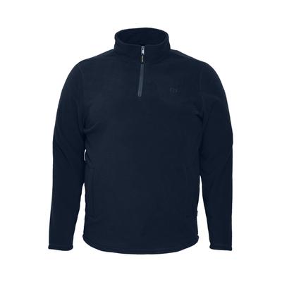Fleecejacke BLEND "Fleecejacke BHFlint Big & Tall", Herren, Gr. 4XL, blau (marineblaus), Obermaterial: 100% Polyester PES., Pullover Fleecejacke