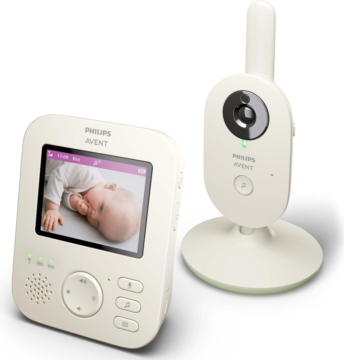 Philips AVENT SCD882/26 Draadloze Babyfoon met Infrarood en FHSS-technologie