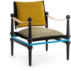 Magis Twain Sessel, buche schwarz / gelb