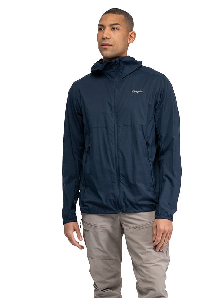 Bergans Windbreaker "Rabot" in Dunkelblau - L