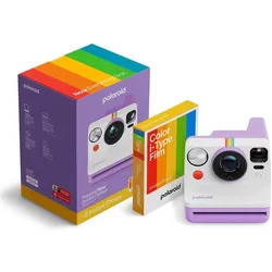 Polaroid Now Gen 3.0 + Color Film Bundle (8 Fotos), Sofortbildkamera, Violett